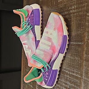 Adidas Human Race NMD Shoes Mens 11 Pharrell Holi Festival Chalk Coral 2018